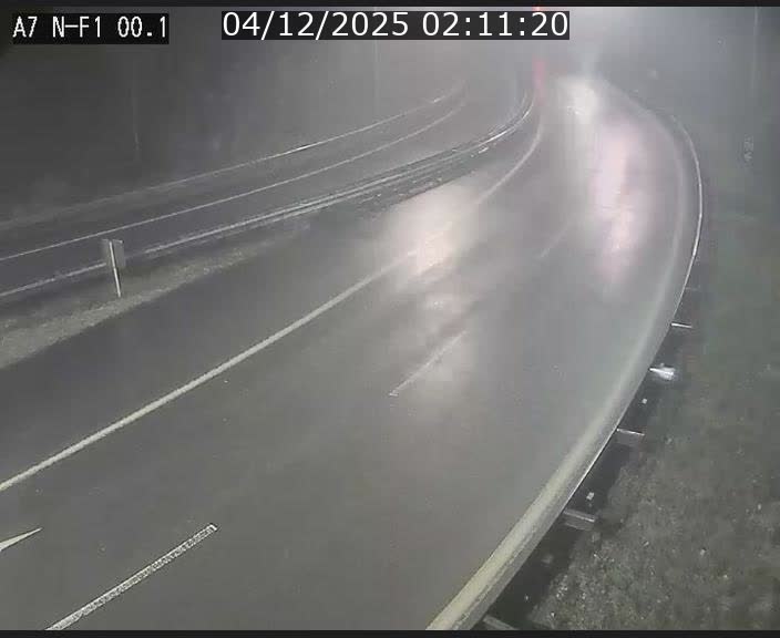 Webcam autoroute Luxembourg A7 située dans la sortie 1 Waldhof, vers la N11, avant le Tunnel Stafelter
