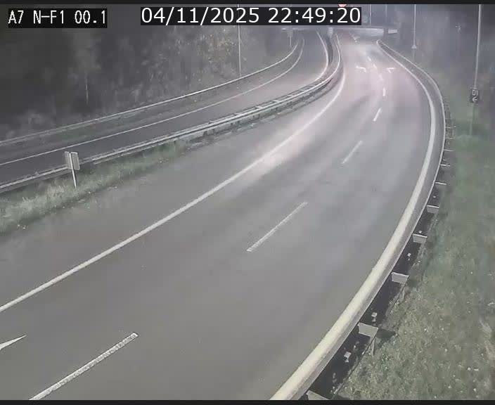 <h2>Webcam autoroute Luxembourg A7 située dans la sortie 1 Waldhof, vers la N11, avant le Tunnel Stafelter</h2>