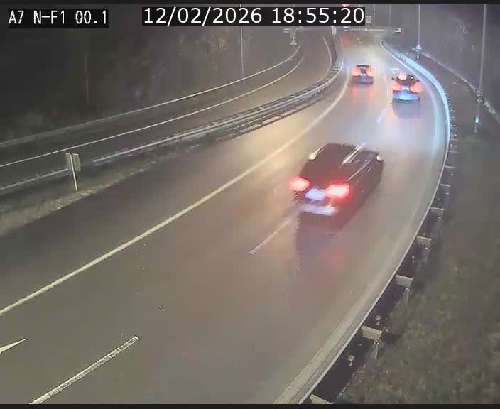 <h2>Webcam autoroute Luxembourg A7 située dans la sortie 1 Waldhof, vers la N11, avant le Tunnel Stafelter</h2>