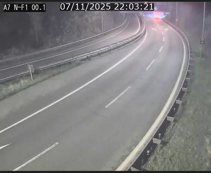 <h2>Webcam autoroute Luxembourg A7 située dans la sortie 1 Waldhof, vers la N11, avant le Tunnel Stafelter</h2>