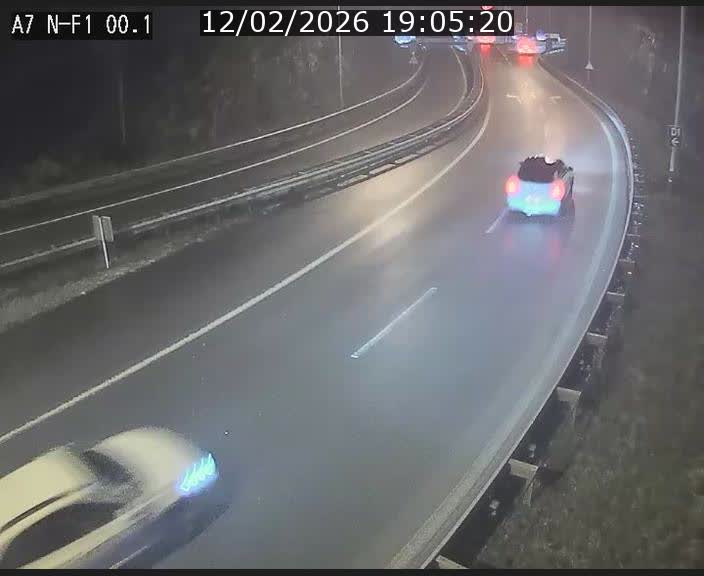<h2>Webcam autoroute Luxembourg A7 située dans la sortie 1 Waldhof, vers la N11, avant le Tunnel Stafelter</h2>