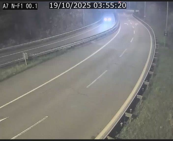 <h2>Webcam autoroute Luxembourg A7 située dans la sortie 1 Waldhof, vers la N11, avant le Tunnel Stafelter</h2>