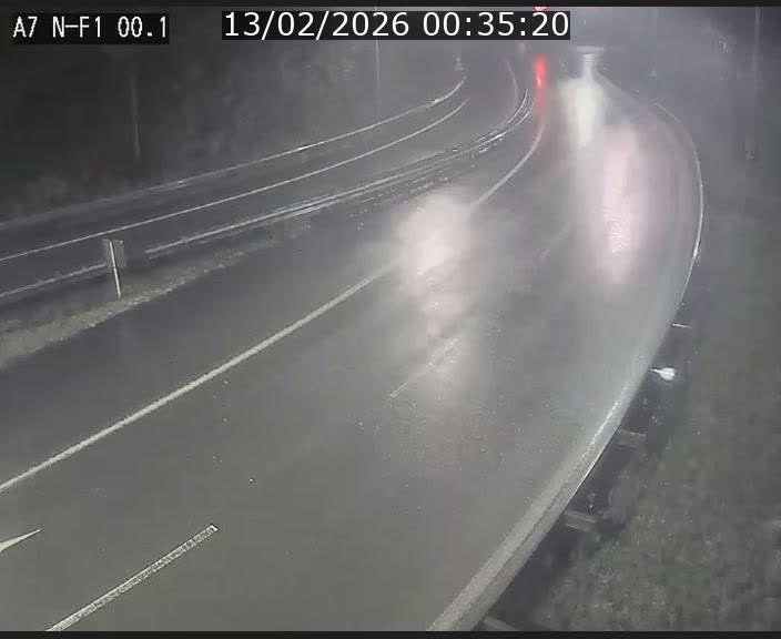 <h2>Webcam autoroute Luxembourg A7 située dans la sortie 1 Waldhof, vers la N11, avant le Tunnel Stafelter</h2>