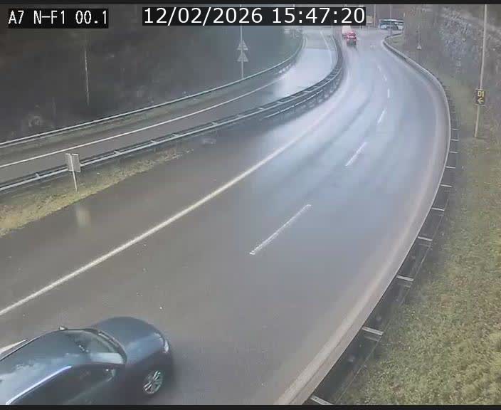 <h2>Webcam autoroute Luxembourg A7 située dans la sortie 1 Waldhof, vers la N11, avant le Tunnel Stafelter</h2>
