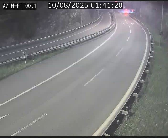 <h2>Webcam autoroute Luxembourg A7 située dans la sortie 1 Waldhof, vers la N11, avant le Tunnel Stafelter</h2>