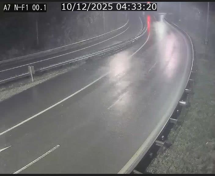 Webcam autoroute Luxembourg A7 située dans la sortie 1 Waldhof, vers la N11, avant le Tunnel Stafelter