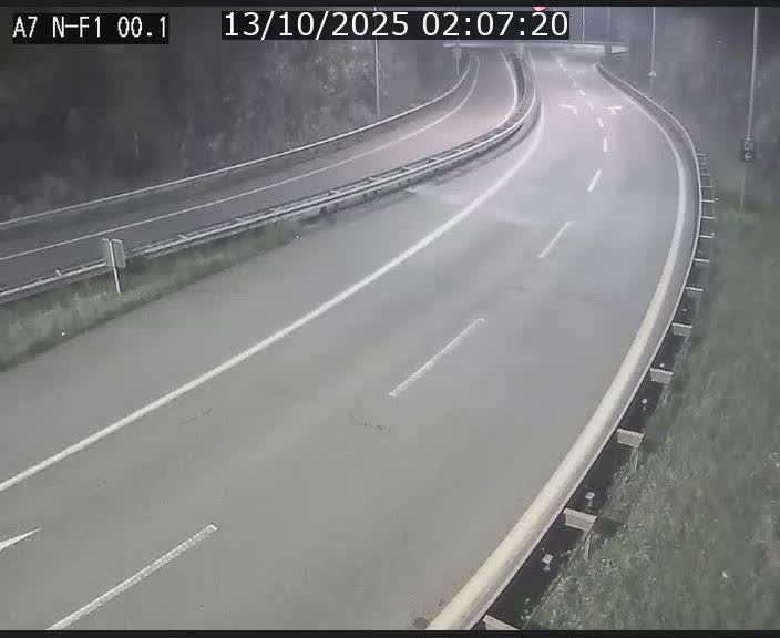 <h2>Webcam autoroute Luxembourg A7 située dans la sortie 1 Waldhof, vers la N11, avant le Tunnel Stafelter</h2>