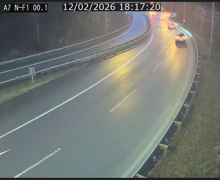 <h2>Webcam autoroute Luxembourg A7 située dans la sortie 1 Waldhof, vers la N11, avant le Tunnel Stafelter</h2>