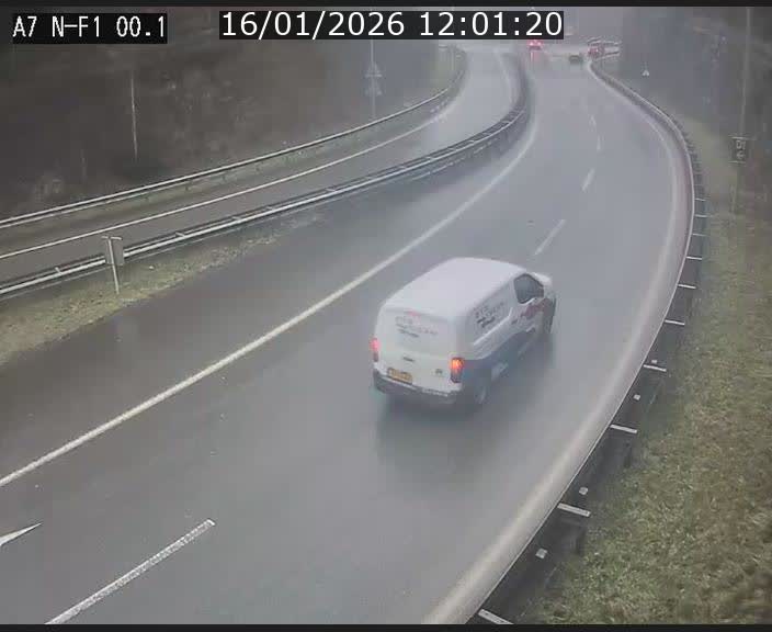 <h2>Webcam autoroute Luxembourg A7 située dans la sortie 1 Waldhof, vers la N11, avant le Tunnel Stafelter</h2>
