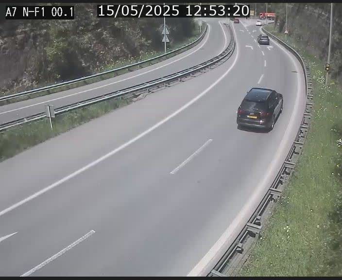 <h2>Webcam autoroute Luxembourg A7 située dans la sortie 1 Waldhof, vers la N11, avant le Tunnel Stafelter</h2>