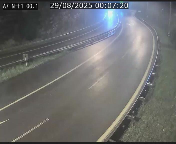 <h2>Webcam autoroute Luxembourg A7 située dans la sortie 1 Waldhof, vers la N11, avant le Tunnel Stafelter</h2>