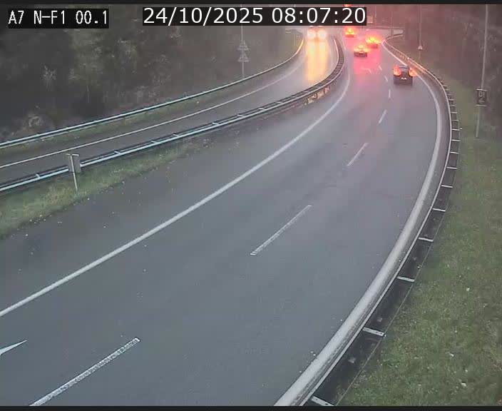 <h2>Webcam autoroute Luxembourg A7 située dans la sortie 1 Waldhof, vers la N11, avant le Tunnel Stafelter</h2>
