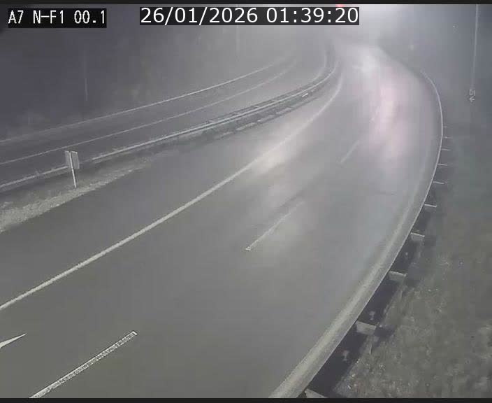 <h2>Webcam autoroute Luxembourg A7 située dans la sortie 1 Waldhof, vers la N11, avant le Tunnel Stafelter</h2>