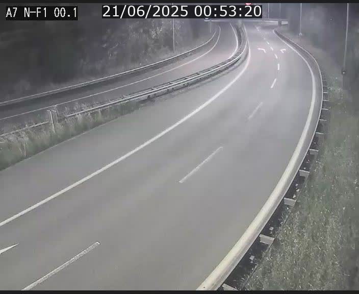 <h2>Webcam autoroute Luxembourg A7 située dans la sortie 1 Waldhof, vers la N11, avant le Tunnel Stafelter</h2>