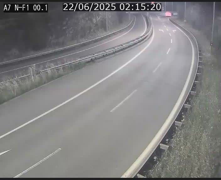 <h2>Webcam autoroute Luxembourg A7 située dans la sortie 1 Waldhof, vers la N11, avant le Tunnel Stafelter</h2>