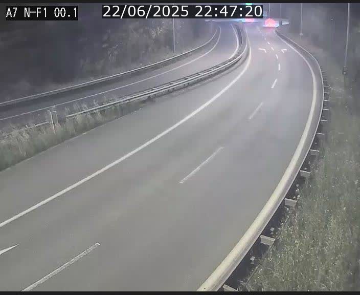 <h2>Webcam autoroute Luxembourg A7 située dans la sortie 1 Waldhof, vers la N11, avant le Tunnel Stafelter</h2>