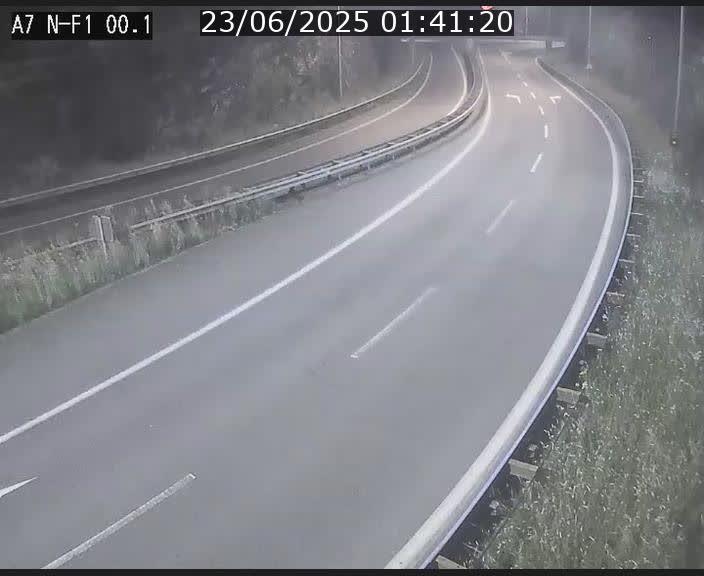<h2>Webcam autoroute Luxembourg A7 située dans la sortie 1 Waldhof, vers la N11, avant le Tunnel Stafelter</h2>