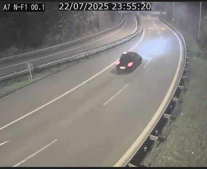 <h2>Webcam autoroute Luxembourg A7 située dans la sortie 1 Waldhof, vers la N11, avant le Tunnel Stafelter</h2>