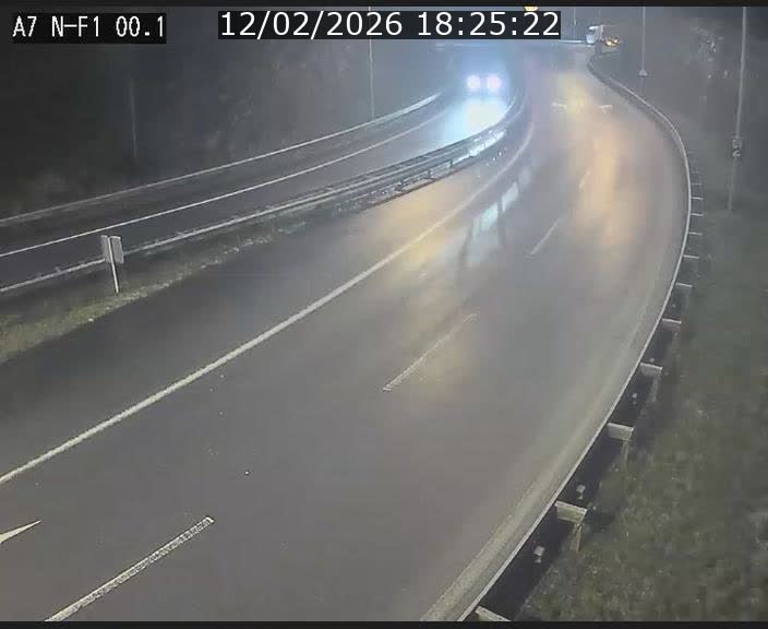 <h2>Webcam autoroute Luxembourg A7 située dans la sortie 1 Waldhof, vers la N11, avant le Tunnel Stafelter</h2>