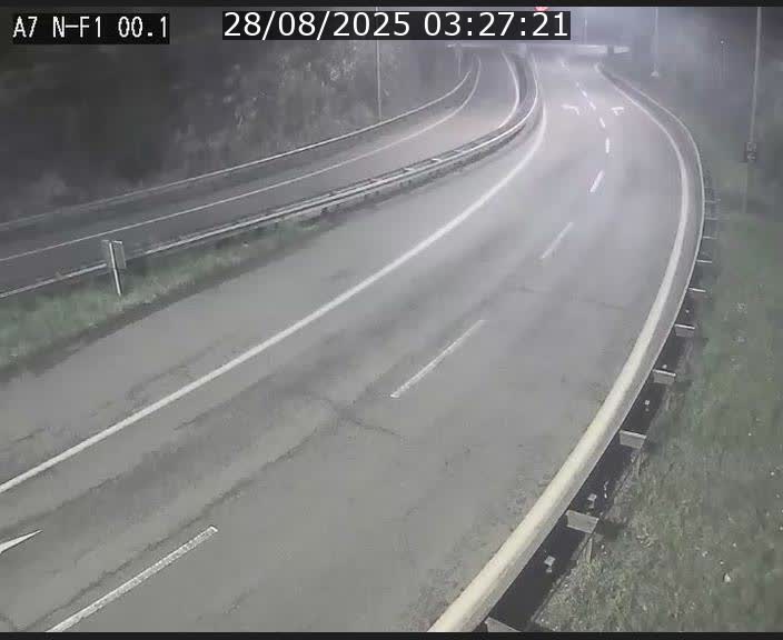 <h2>Webcam autoroute Luxembourg A7 située dans la sortie 1 Waldhof, vers la N11, avant le Tunnel Stafelter</h2>