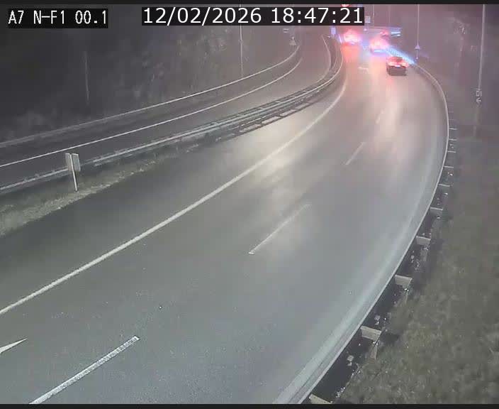 <h2>Webcam autoroute Luxembourg A7 située dans la sortie 1 Waldhof, vers la N11, avant le Tunnel Stafelter</h2>