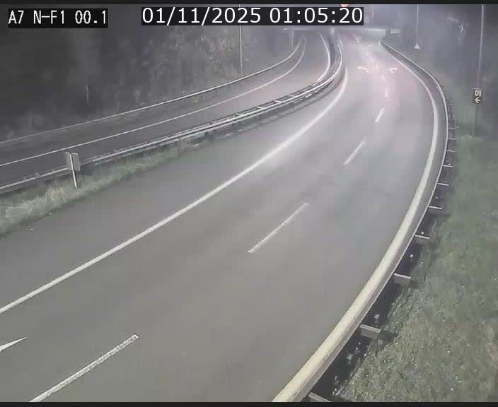 <h2>Webcam autoroute Luxembourg A7 située dans la sortie 1 Waldhof, vers la N11, avant le Tunnel Stafelter</h2>