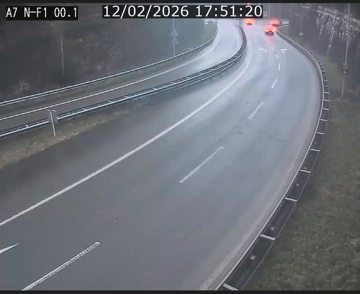 <h2>Webcam autoroute Luxembourg A7 située dans la sortie 1 Waldhof, vers la N11, avant le Tunnel Stafelter</h2>