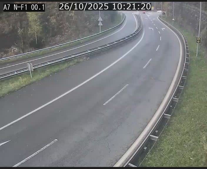 <h2>Webcam autoroute Luxembourg A7 située dans la sortie 1 Waldhof, vers la N11, avant le Tunnel Stafelter</h2>