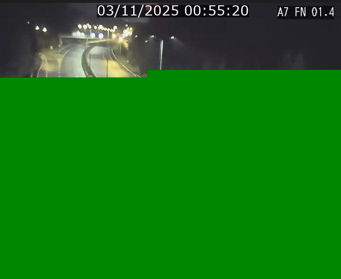 <h2>Caméra autoroute Luxembourg A7 - Tunnel Stafelter - direction Echangeur Grünewald</h2>