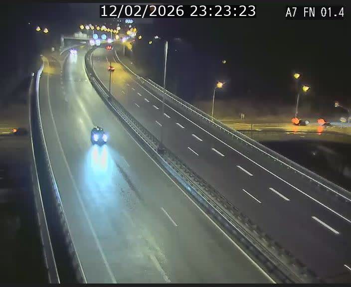 <h2>Caméra autoroute Luxembourg A7 - Tunnel Stafelter - direction Echangeur Grünewald</h2>