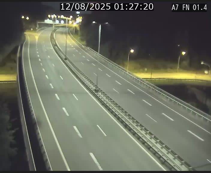 <h2>Caméra autoroute Luxembourg A7 - Tunnel Stafelter - direction Echangeur Grünewald</h2>