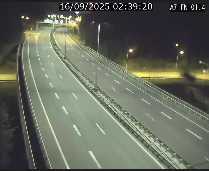 <h2>Caméra autoroute Luxembourg A7 - Tunnel Stafelter - direction Echangeur Grünewald</h2>