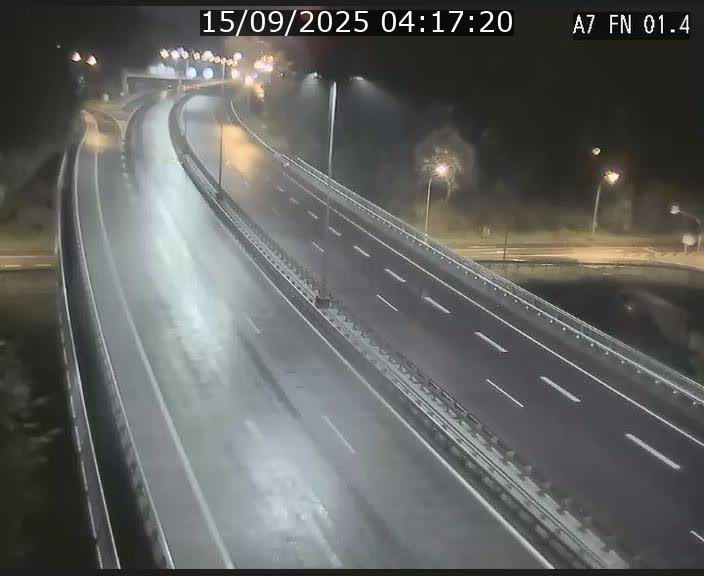 <h2>Caméra autoroute Luxembourg A7 - Tunnel Stafelter - direction Echangeur Grünewald</h2>