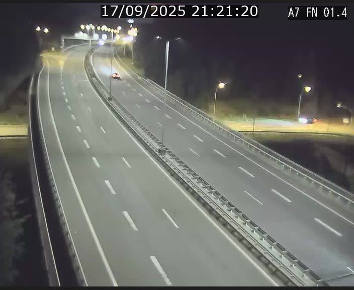 <h2>Caméra autoroute Luxembourg A7 - Tunnel Stafelter - direction Echangeur Grünewald</h2>