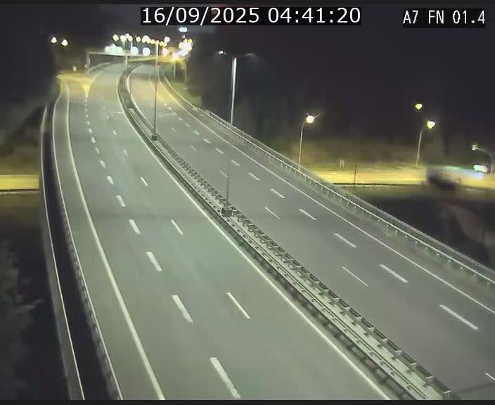 <h2>Caméra autoroute Luxembourg A7 - Tunnel Stafelter - direction Echangeur Grünewald</h2>