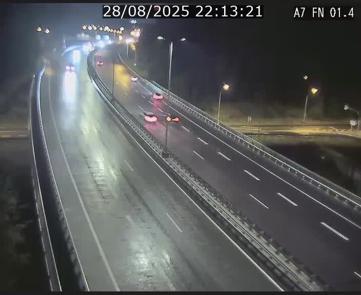 <h2>Caméra autoroute Luxembourg A7 - Tunnel Stafelter - direction Echangeur Grünewald</h2>