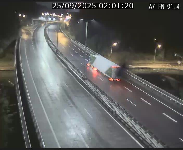 <h2>Caméra autoroute Luxembourg A7 - Tunnel Stafelter - direction Echangeur Grünewald</h2>