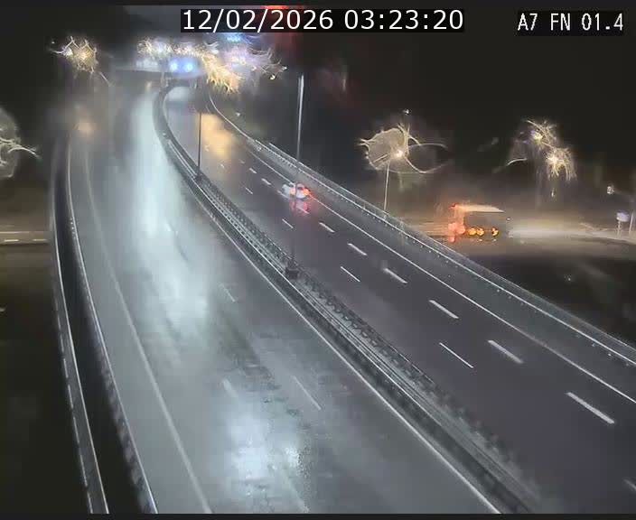 <h2>Caméra autoroute Luxembourg A7 - Tunnel Stafelter - direction Echangeur Grünewald</h2>