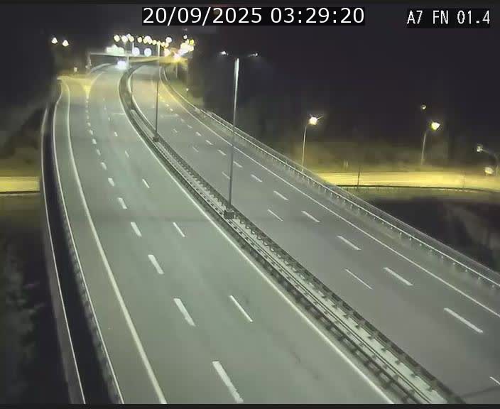 <h2>Caméra autoroute Luxembourg A7 - Tunnel Stafelter - direction Echangeur Grünewald</h2>