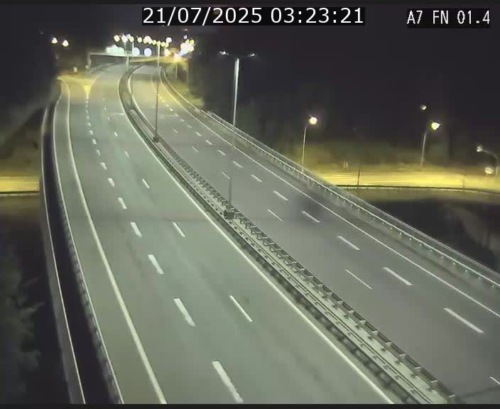 <h2>Caméra autoroute Luxembourg A7 - Tunnel Stafelter - direction Echangeur Grünewald</h2>