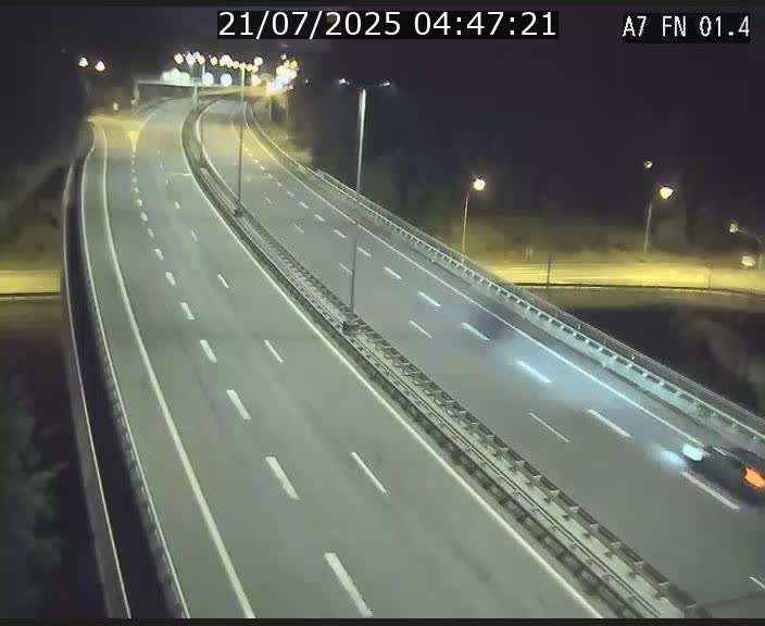 <h2>Caméra autoroute Luxembourg A7 - Tunnel Stafelter - direction Echangeur Grünewald</h2>