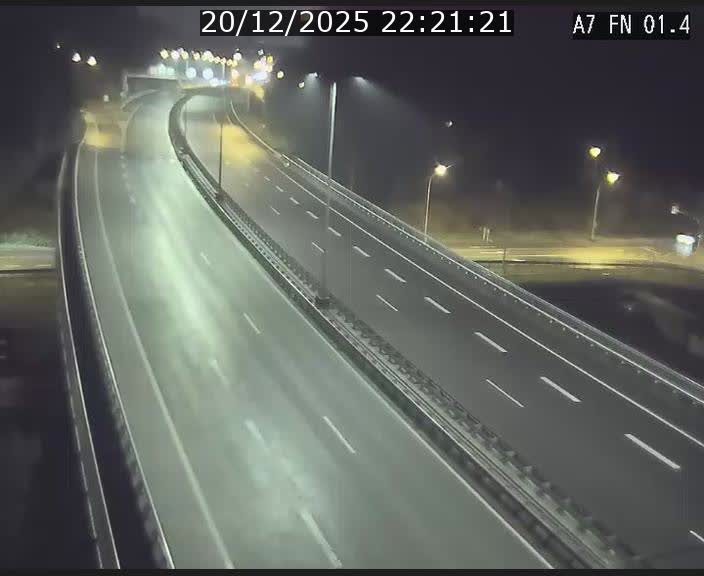 <h2>Caméra autoroute Luxembourg A7 - Tunnel Stafelter - direction Echangeur Grünewald</h2>