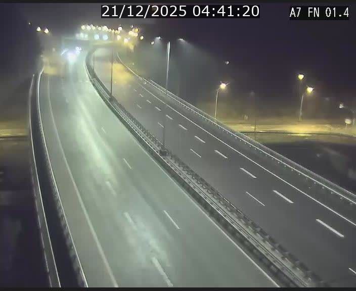 <h2>Caméra autoroute Luxembourg A7 - Tunnel Stafelter - direction Echangeur Grünewald</h2>