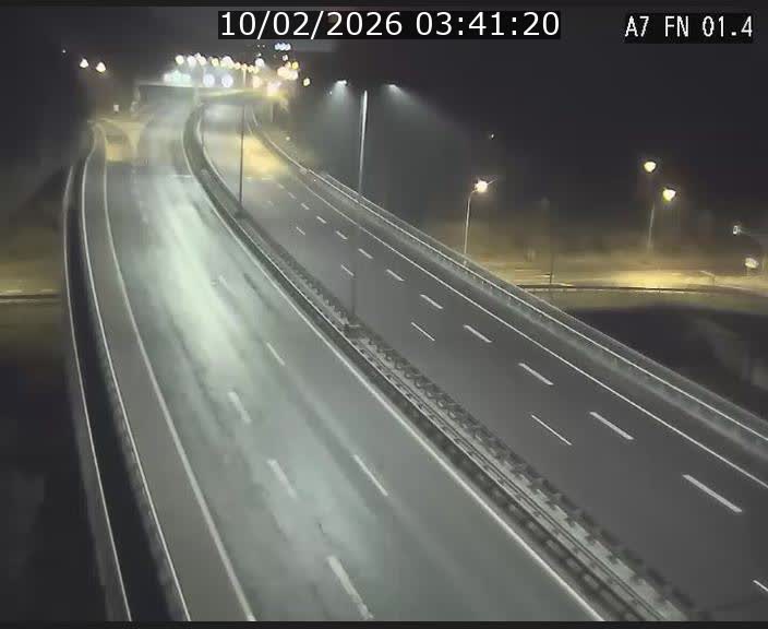 <h2>Caméra autoroute Luxembourg A7 - Tunnel Stafelter - direction Echangeur Grünewald</h2>