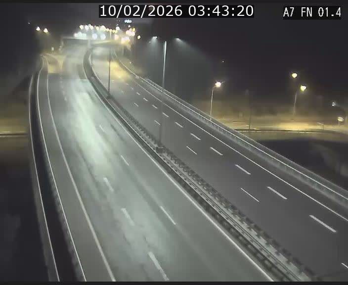 <h2>Caméra autoroute Luxembourg A7 - Tunnel Stafelter - direction Echangeur Grünewald</h2>