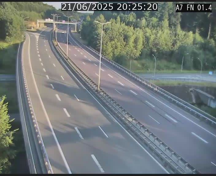 <h2>Caméra autoroute Luxembourg A7 - Tunnel Stafelter - direction Echangeur Grünewald</h2>