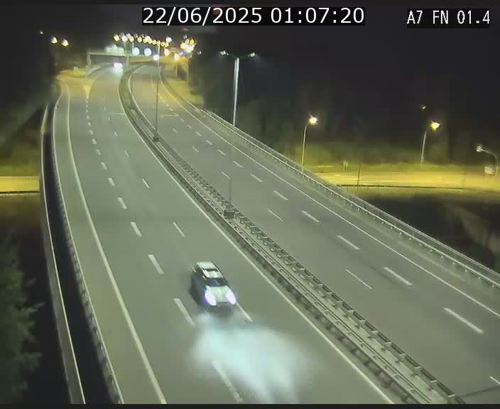 <h2>Caméra autoroute Luxembourg A7 - Tunnel Stafelter - direction Echangeur Grünewald</h2>