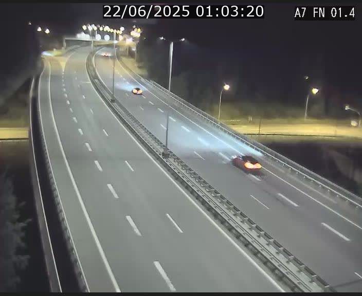 <h2>Caméra autoroute Luxembourg A7 - Tunnel Stafelter - direction Echangeur Grünewald</h2>