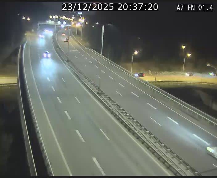<h2>Caméra autoroute Luxembourg A7 - Tunnel Stafelter - direction Echangeur Grünewald</h2>