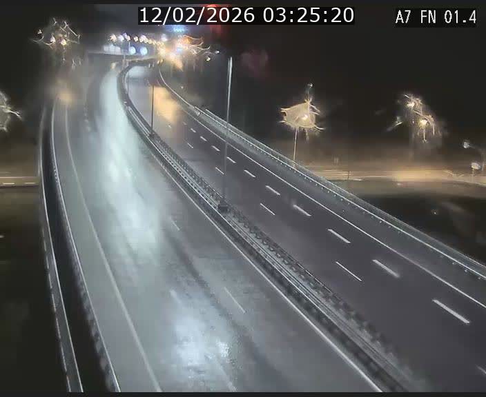 <h2>Caméra autoroute Luxembourg A7 - Tunnel Stafelter - direction Echangeur Grünewald</h2>